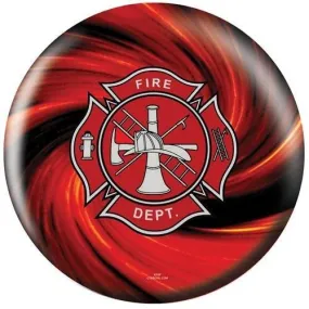 OnTheBallBowling Fire Dept Red Bowling Ball