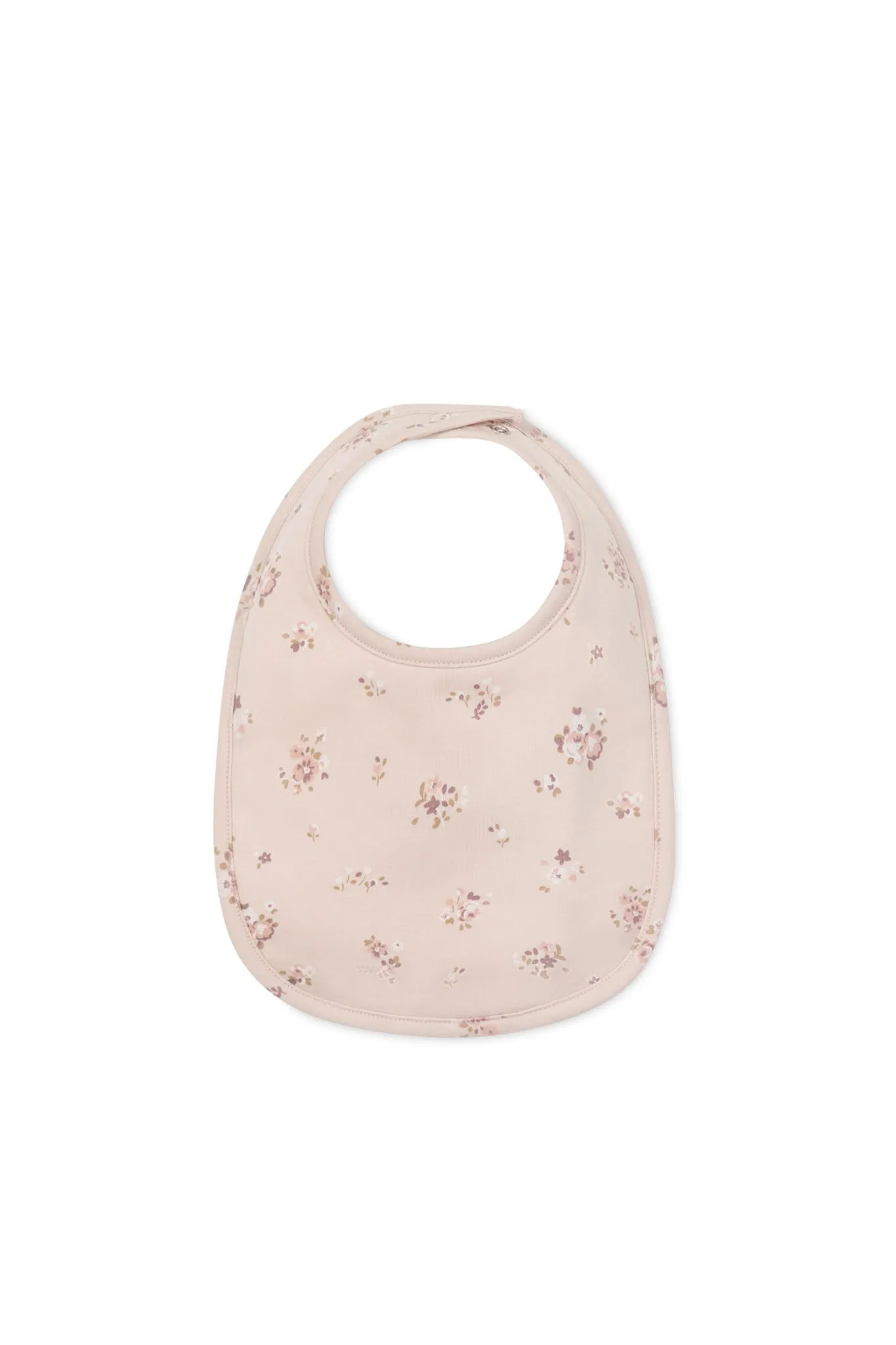 Organic Cotton Bib - Petite Fleur Soft Peony