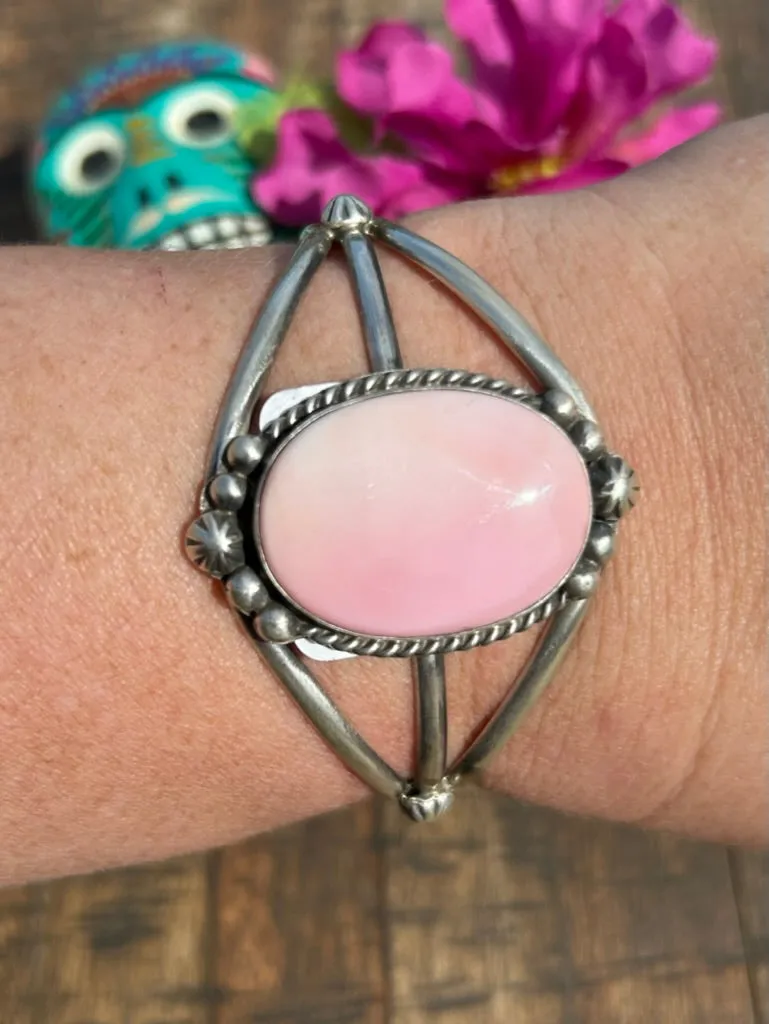 "Cotton Candy" Single Stone Cuff