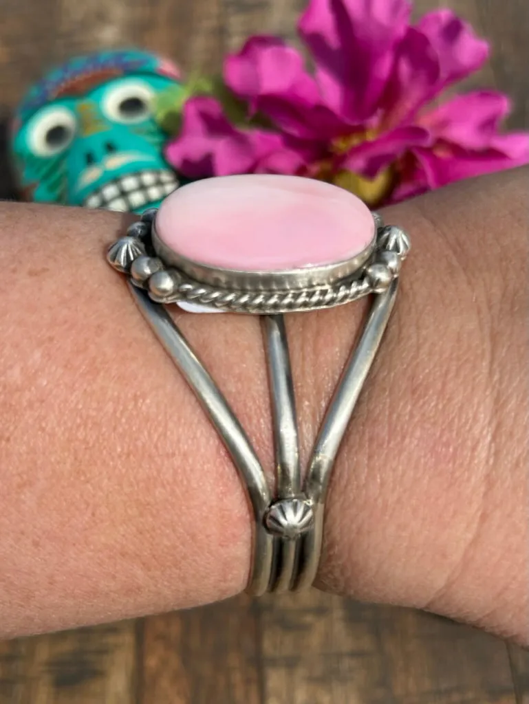 "Cotton Candy" Single Stone Cuff