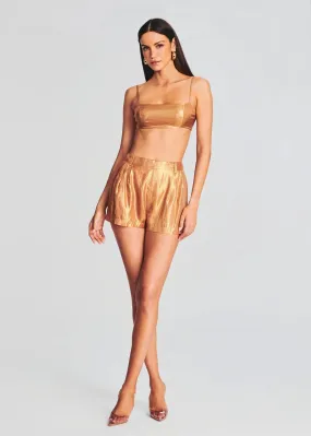 Retrofete - Bambi Short - Nude Glitter