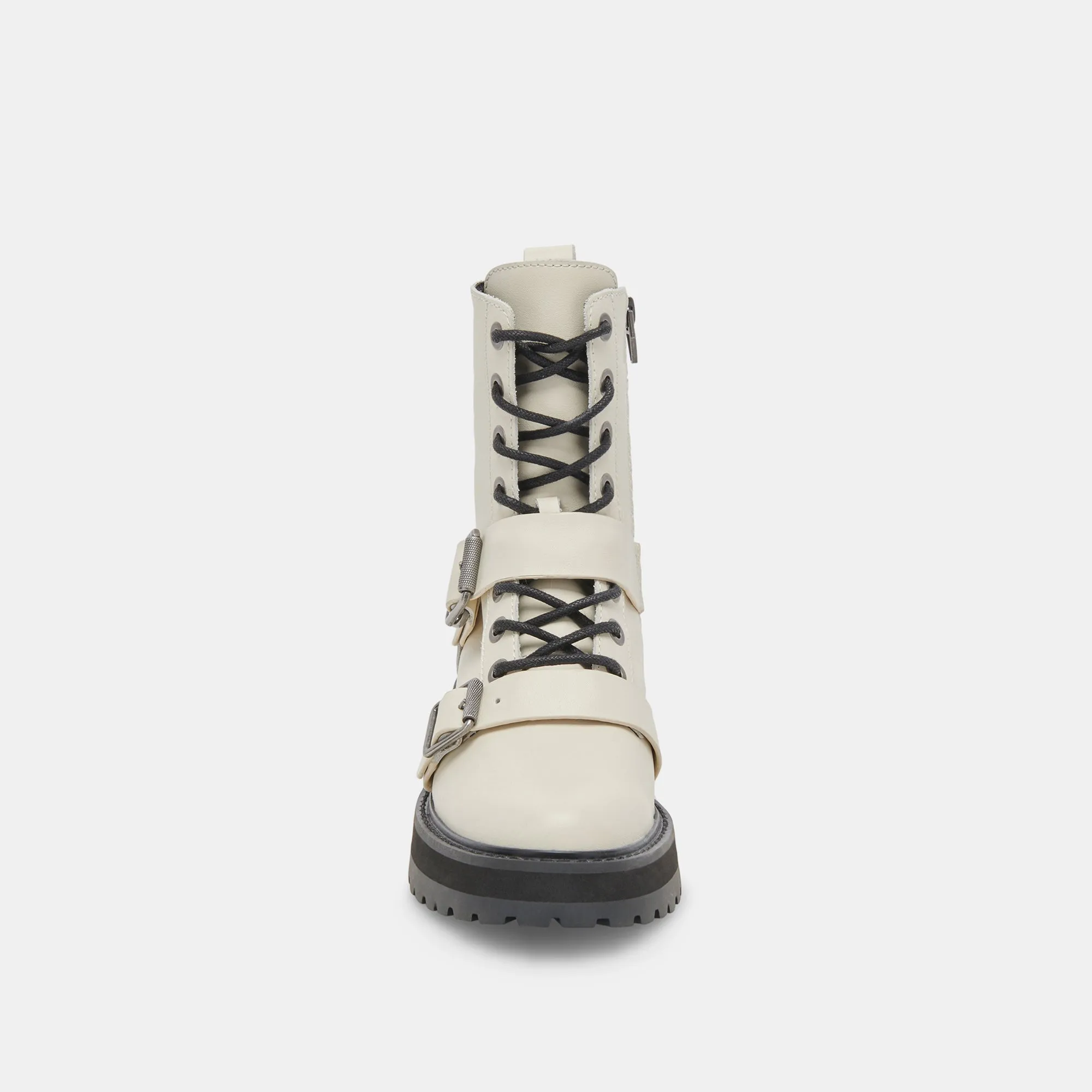 RONSON BOOTS OFF WHITE LEATHER