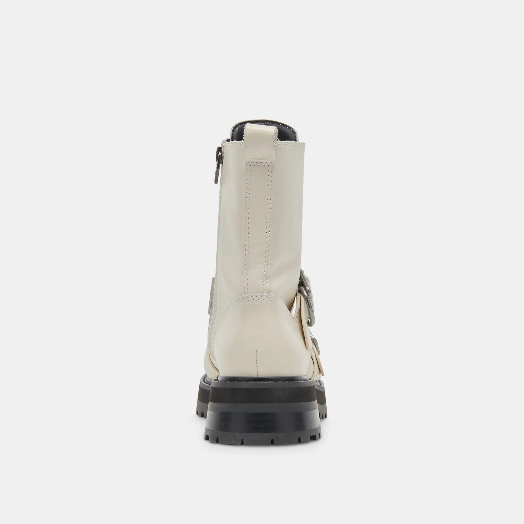 RONSON BOOTS OFF WHITE LEATHER