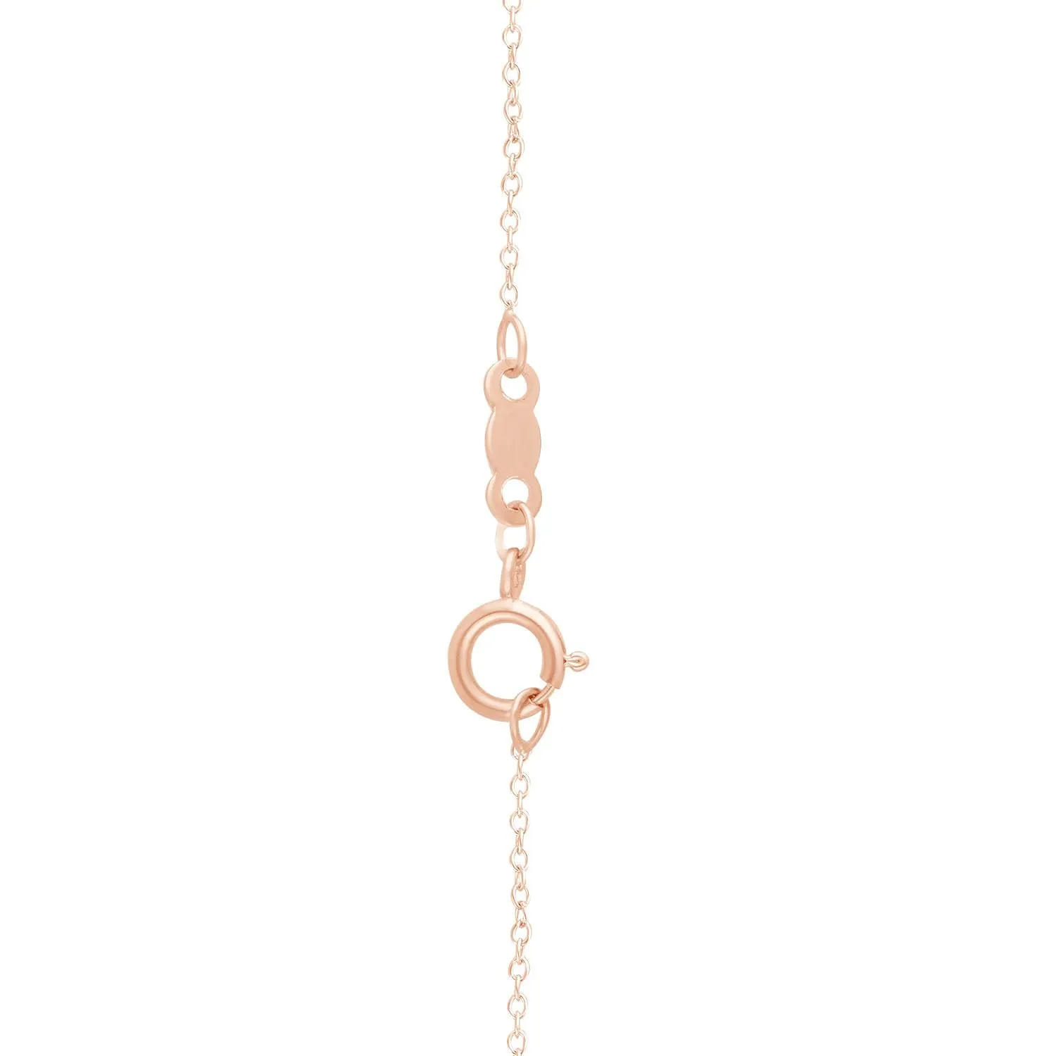 Rose Gold Coco & White Diamond Eternal Pendant