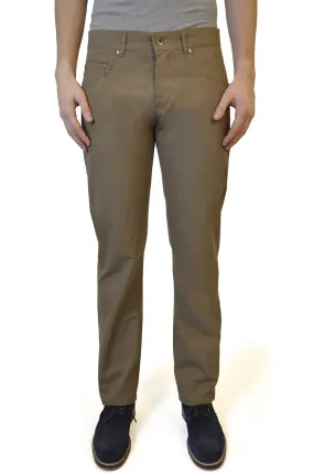 Sand Brown Cotton Chino Trouser