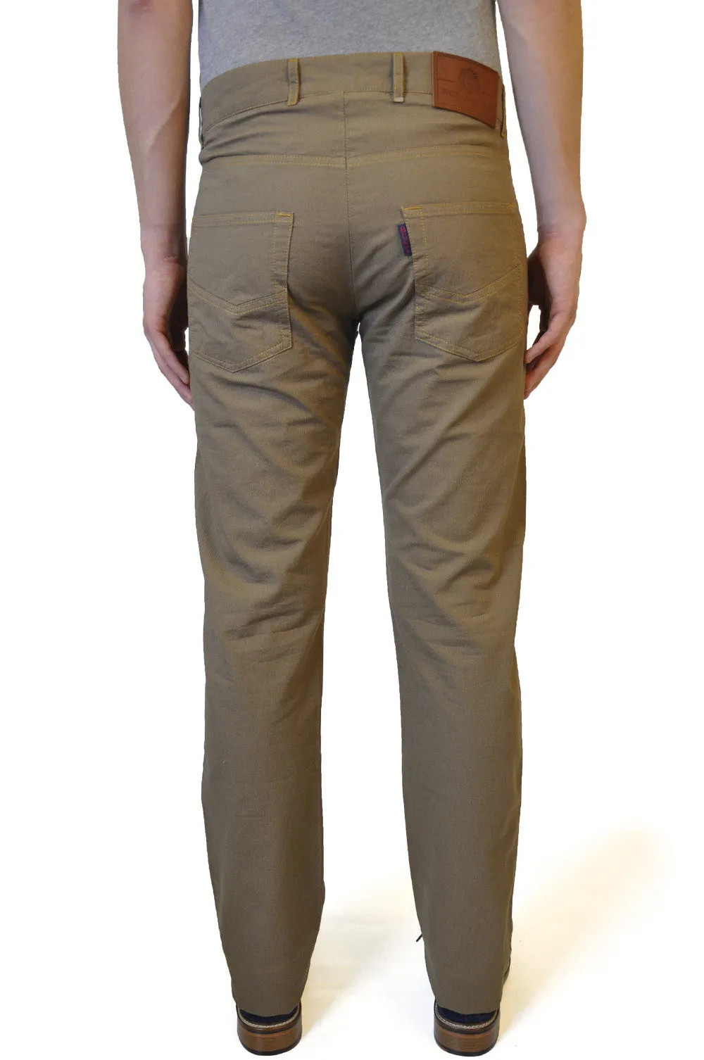 Sand Brown Cotton Chino Trouser