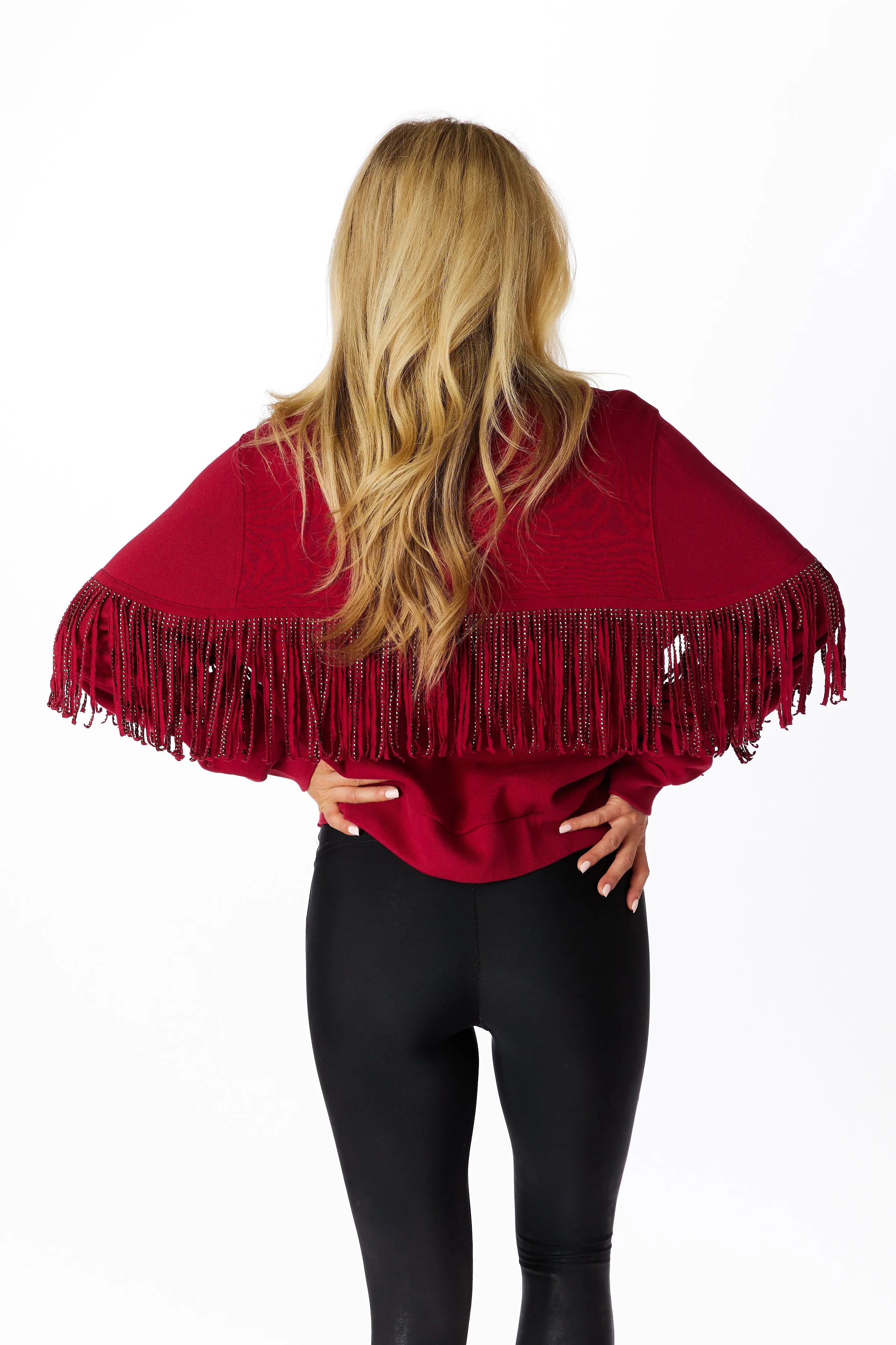 SE Spurs Up Fringe Sweatshirt