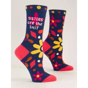 Sisters Are the Shit Women's Crew Socks