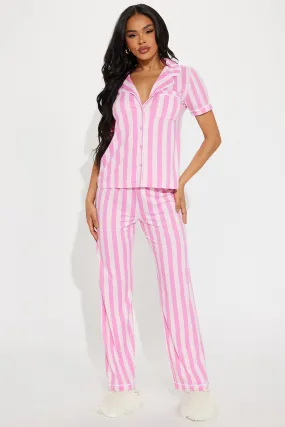 Sleepy Dreams PJ Pant Set - Pink