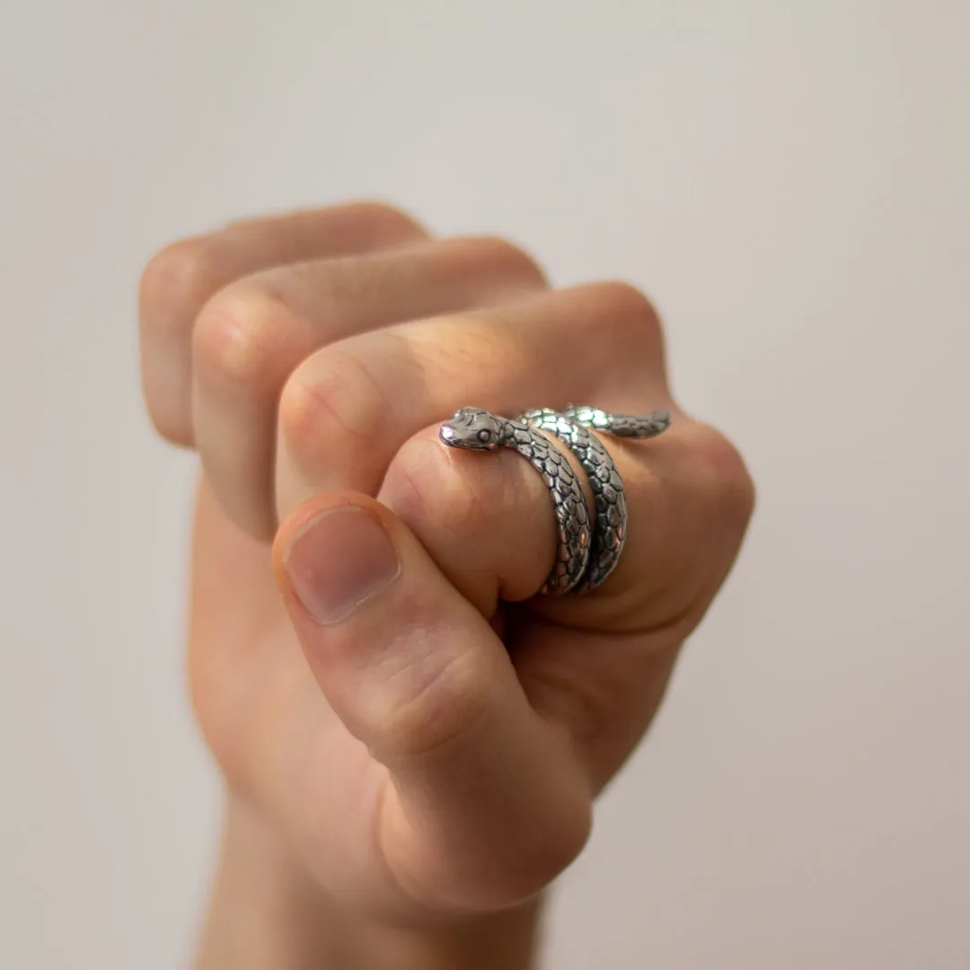 Snake Ring - Silver