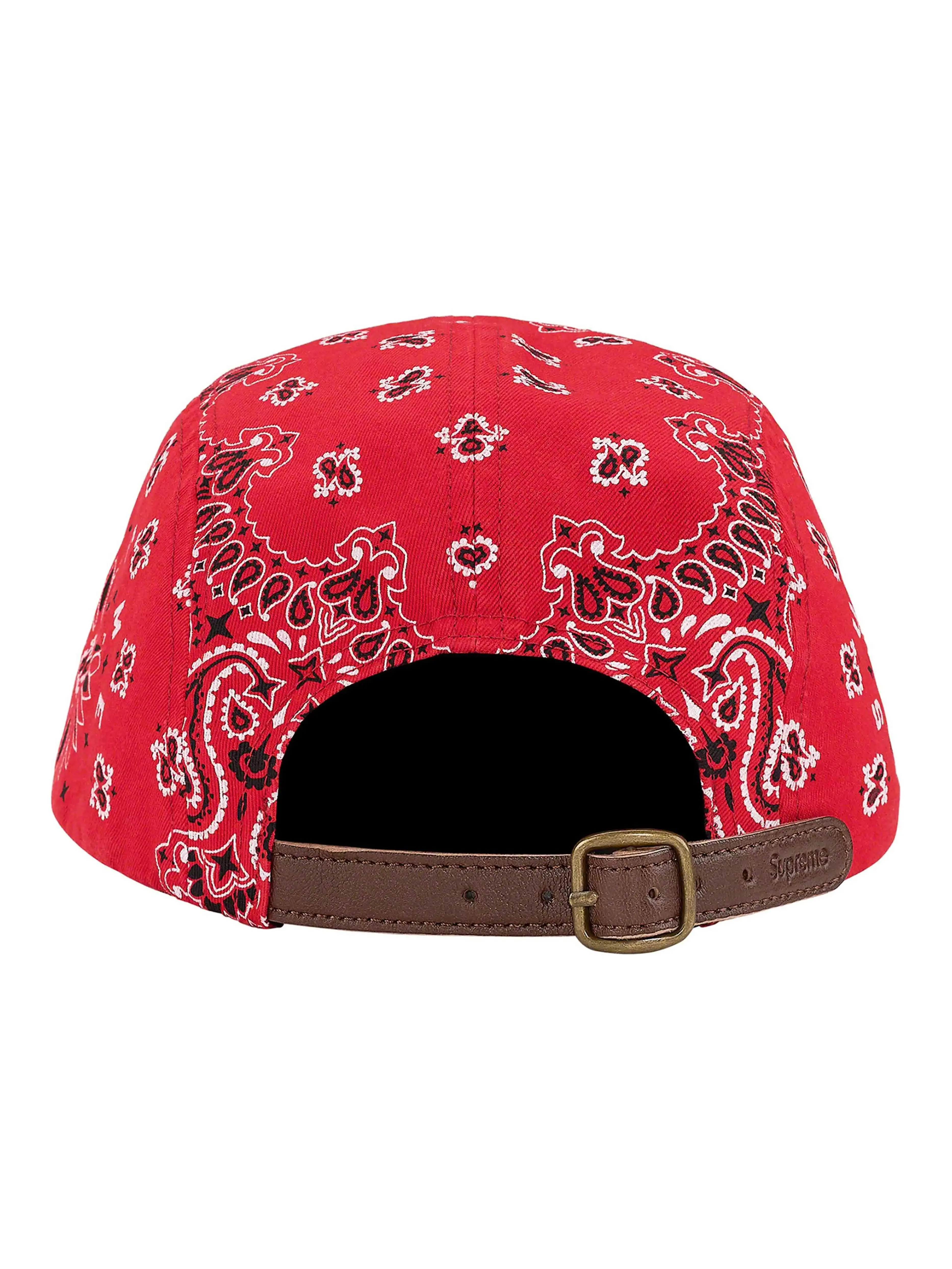 Supreme Bandana Camp Cap Red [SS21]