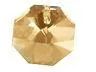 Swarovski 14mm Octagon Pendant - Crystal Golden Shadow (pk2)