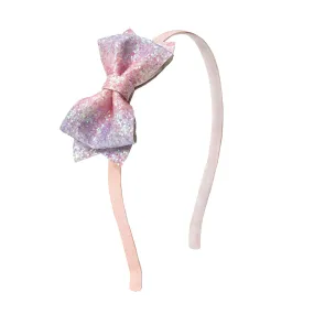 Sweet Wink Pink Dream Bow Hard Headband