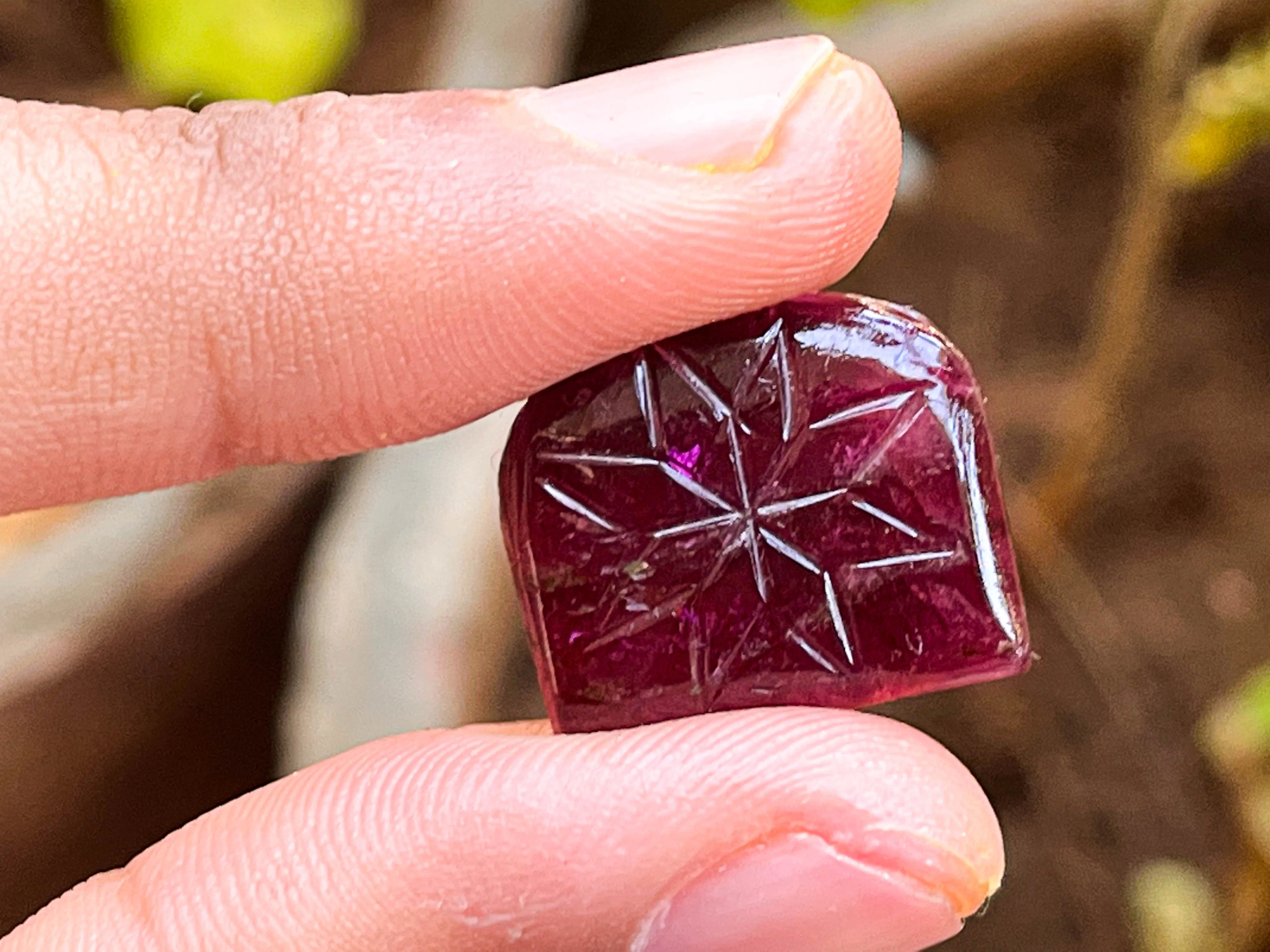 Tourmaline Carvings Set 2