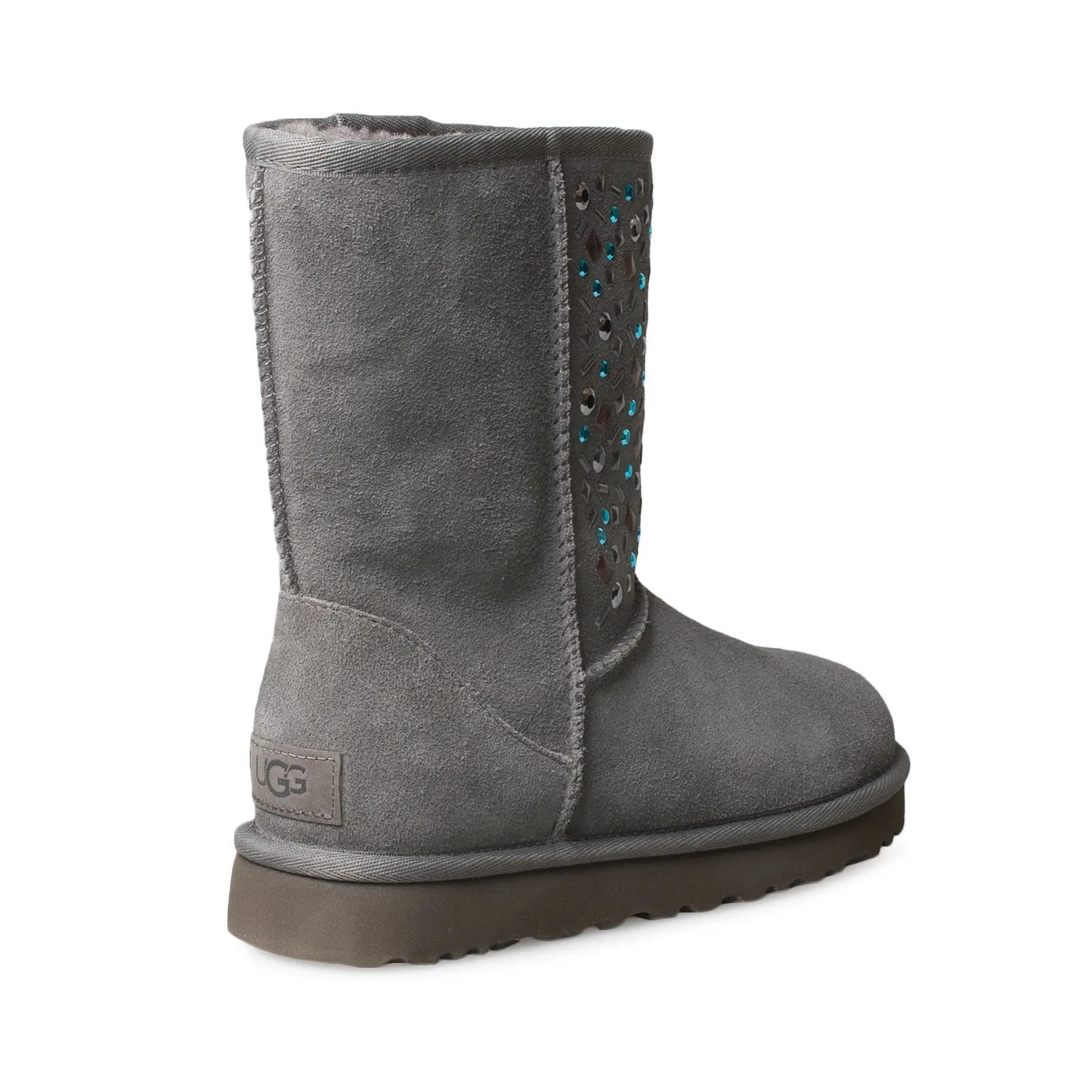 UGG Classic Short II Stud Charcoal Boot's - Women's