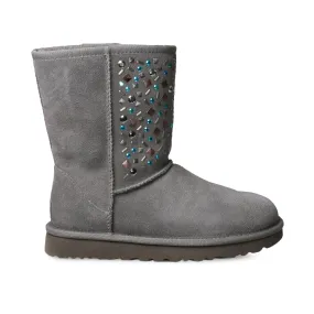 UGG Classic Short II Stud Charcoal Boot's - Women's