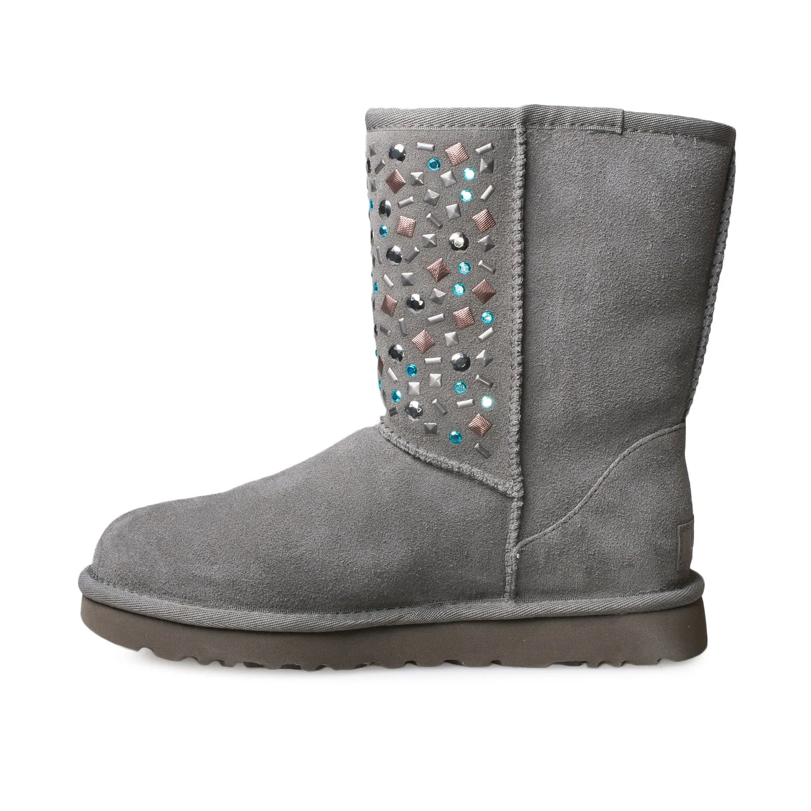 UGG Classic Short II Stud Charcoal Boot's - Women's