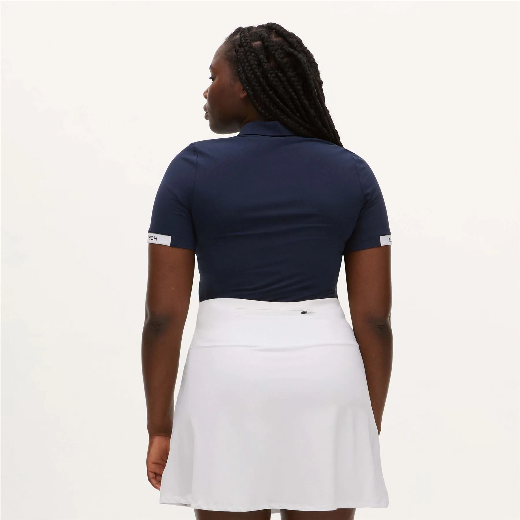 Womens Abby Regular Fit Stretch Polo Navy - 2024