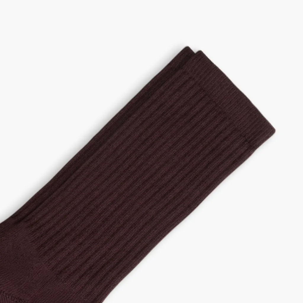 Women's Cotton Crew Sock | Port