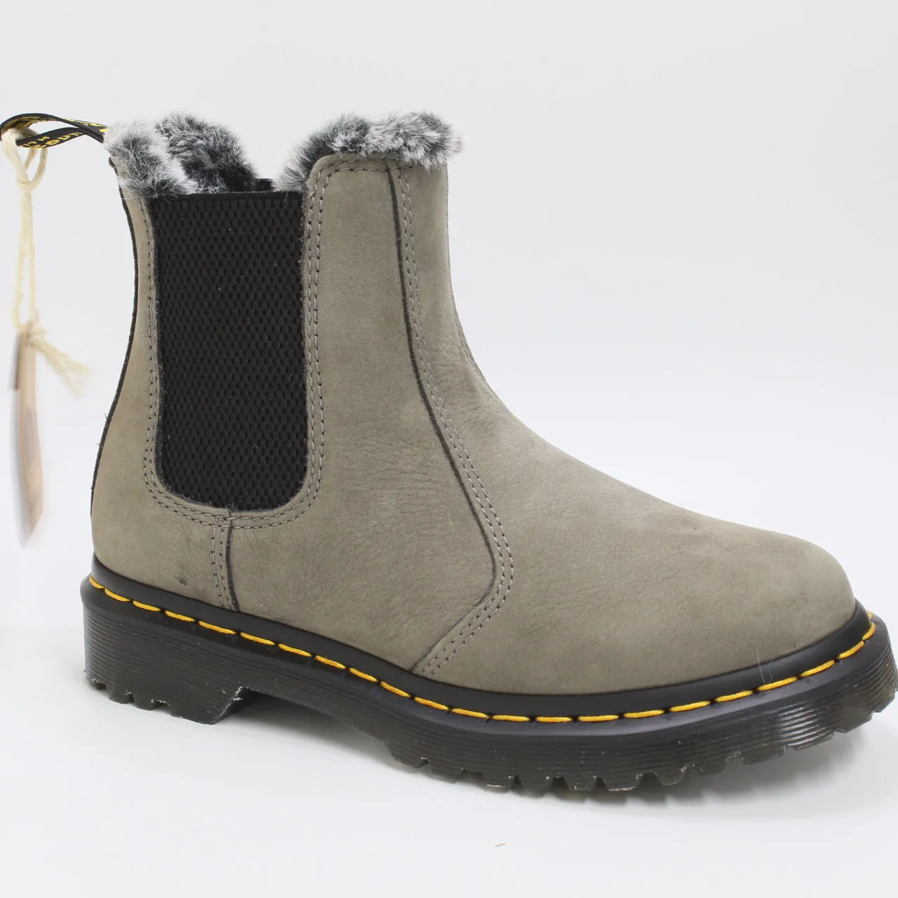 Womens Dr. Martens 2976 Leonore Nickel Grey