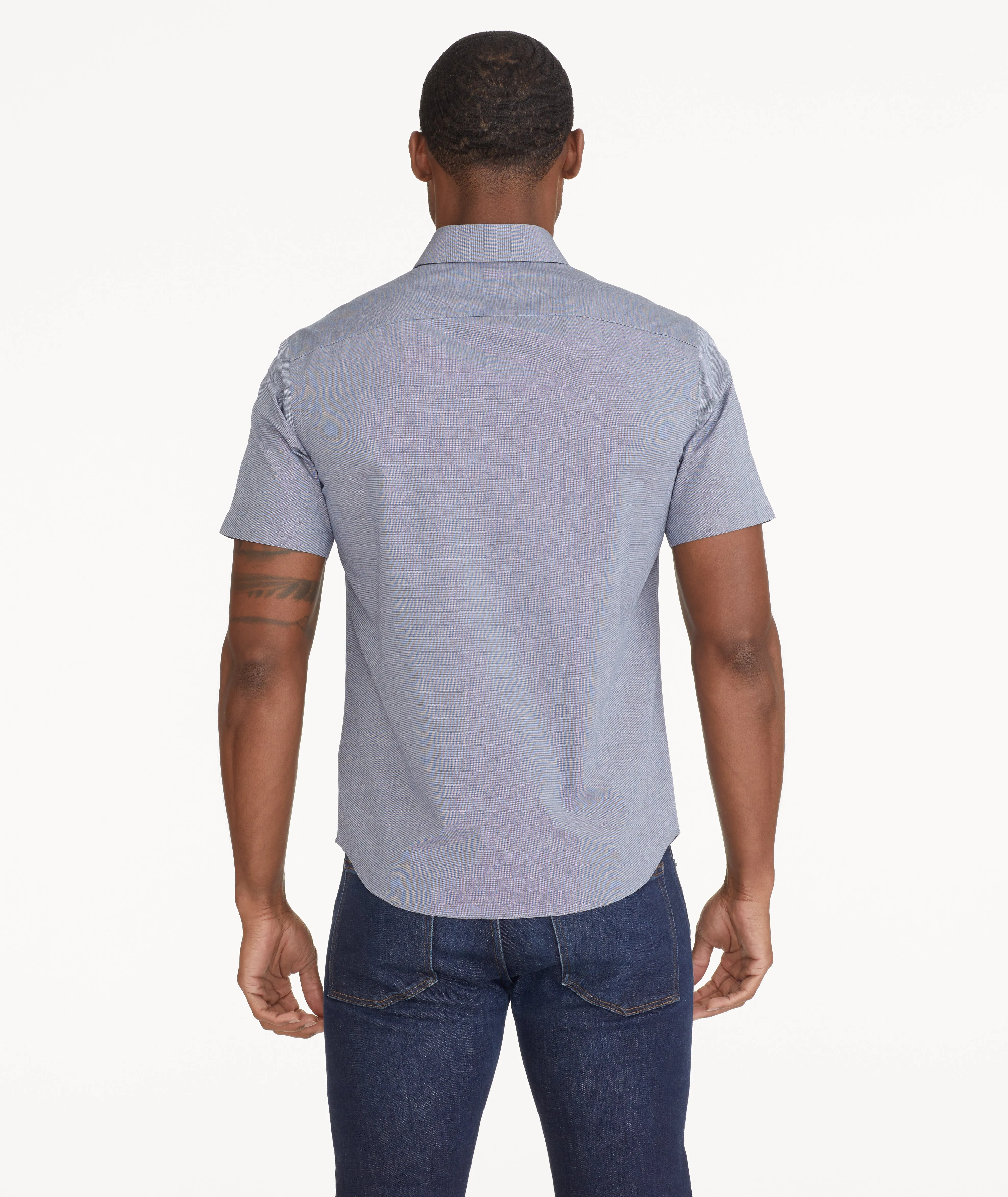 Wrinkle-Free Short-Sleeve Petrus Shirt